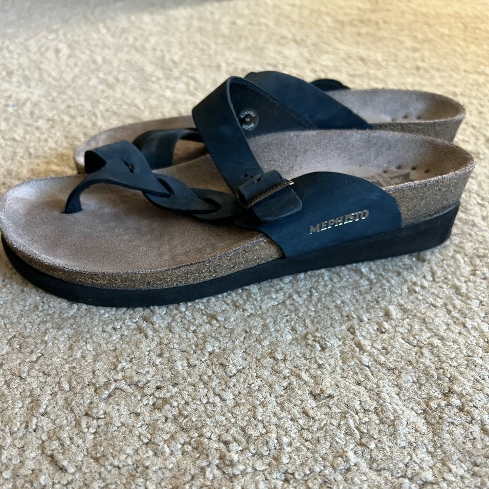 Blue Braid Sandal